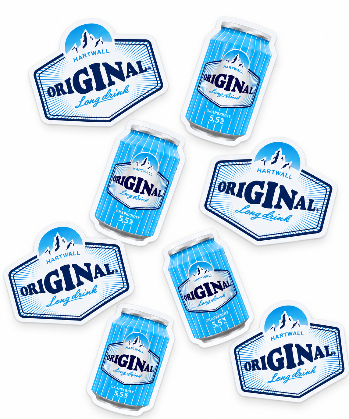 Sticker Pack (4+4 pcs)